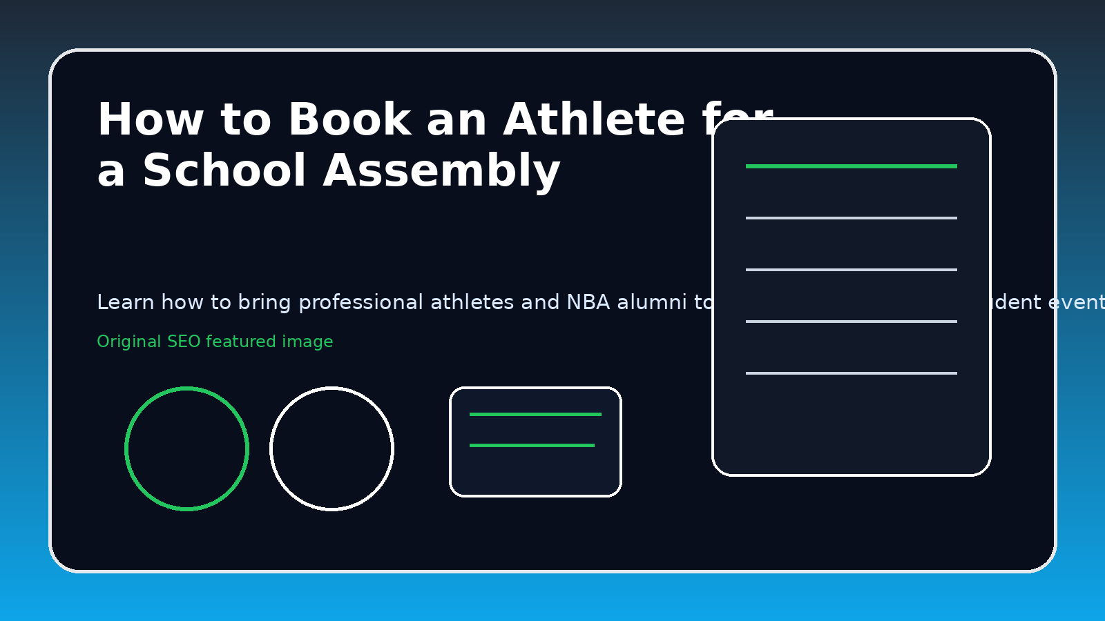 How to Book an Athlete for a School Assembly featured image