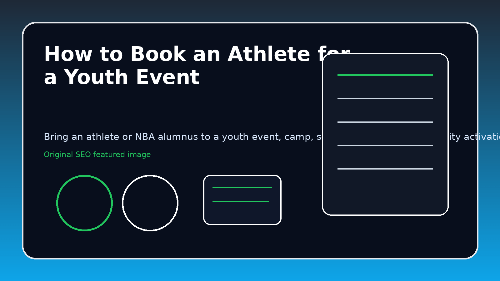 How to Book an Athlete for a Youth Event featured image