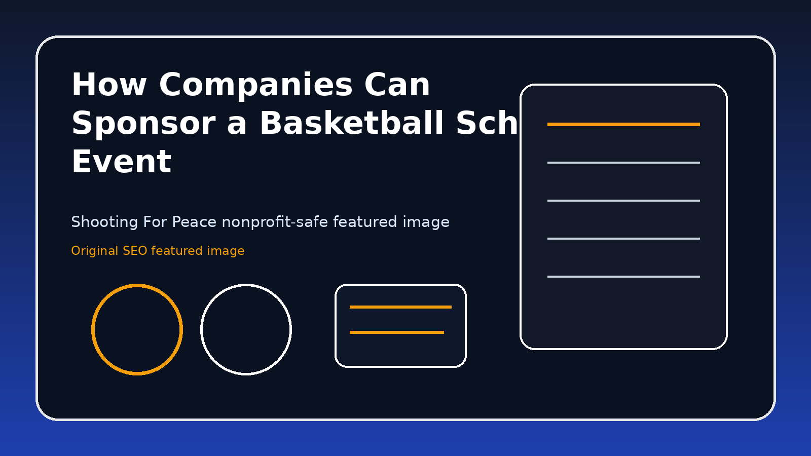 How Companies Can Sponsor a Basketball School Event featured image