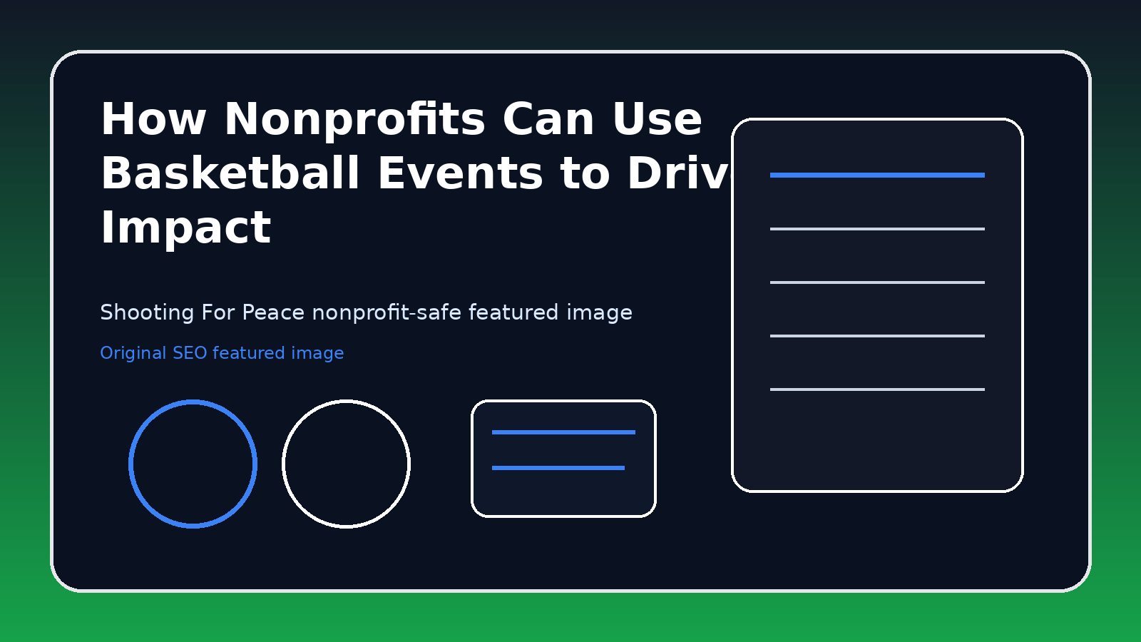 How Nonprofits Can Use Basketball Events to Drive Impact featured image