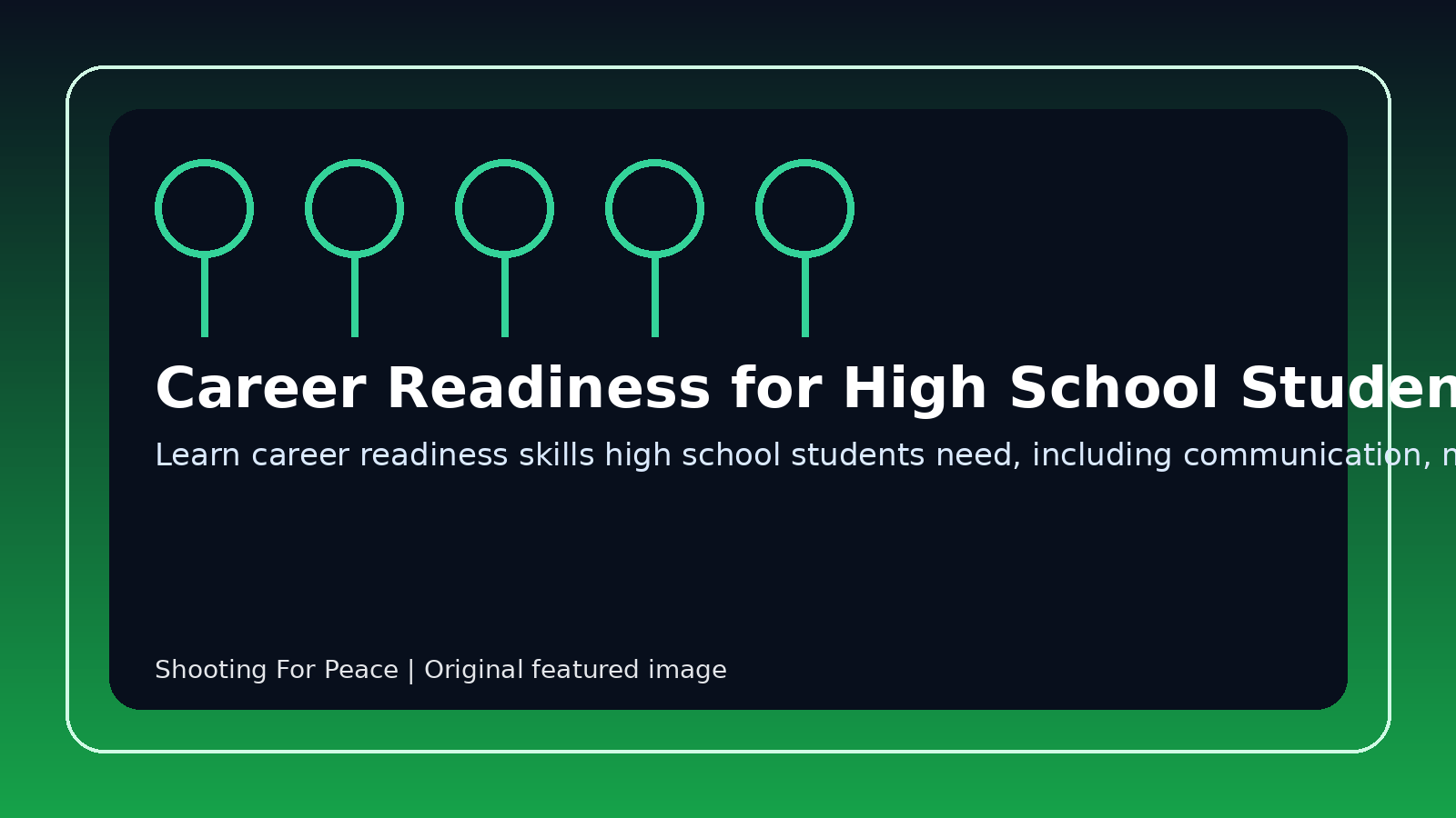 Featured image for Career Readiness for High School Students: Skills They Need Before Graduation
