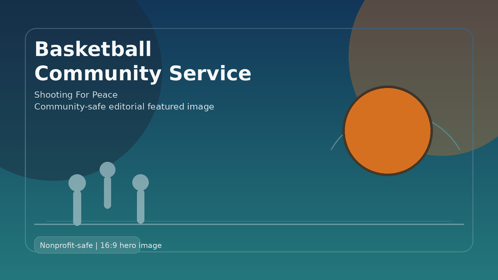 Featured image for basketball community service at Shooting For Peace