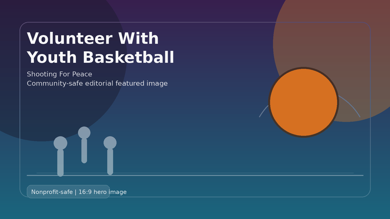 Featured image for volunteering with youth basketball at Shooting For Peace
